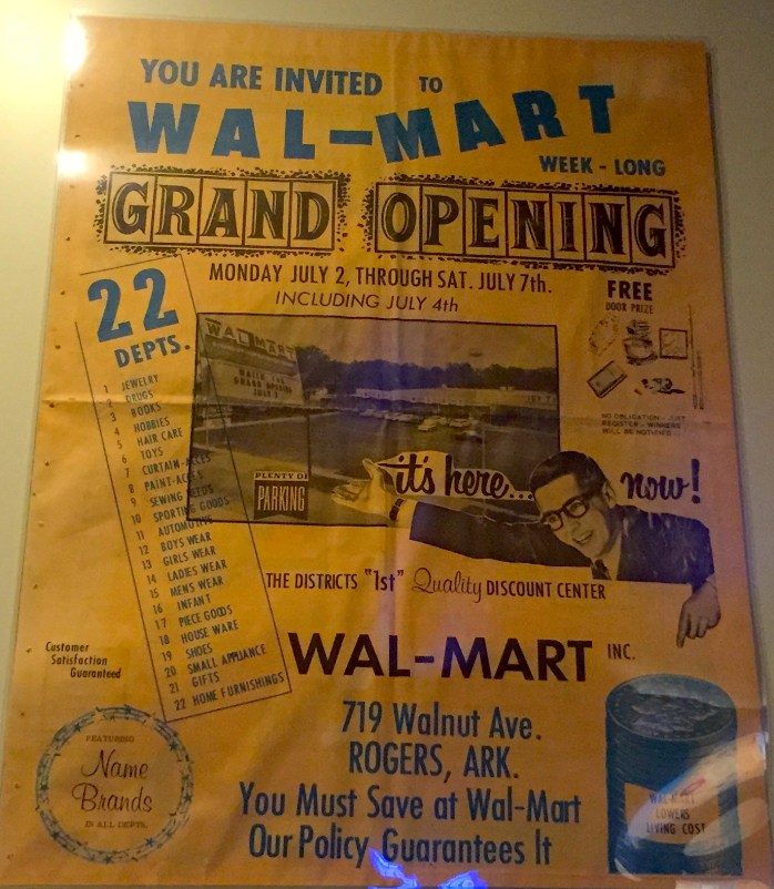 The Grand Opening of Wal-Mart fliers
