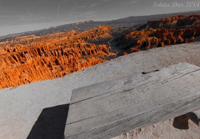 Marks on wood, that is cacophony